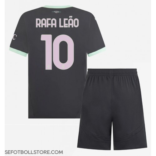 AC Milan Rafael Leao #10 Replika babykläder Tredjeställ Barn 2024-25 Kortärmad (+ korta byxor)